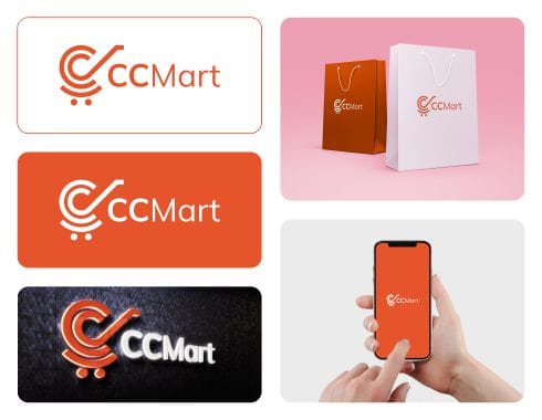 Desain Logo CC Mart